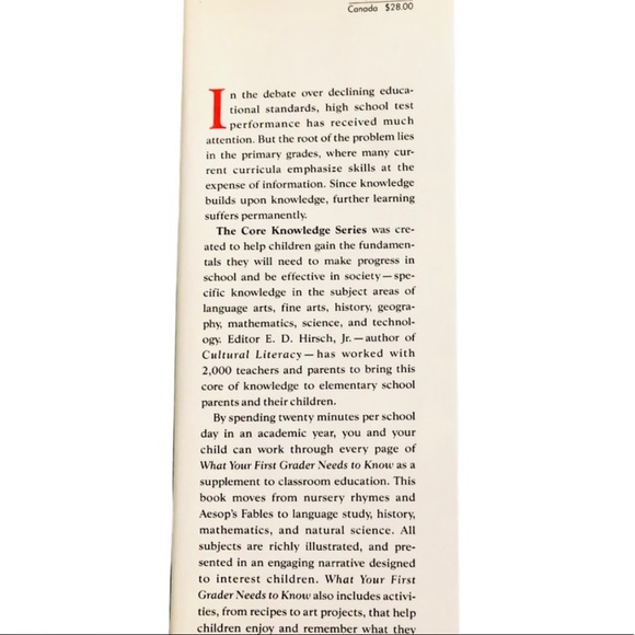 Book What Your 1st Grader Needs To Know Hardcover Book - Picture 2 of 9